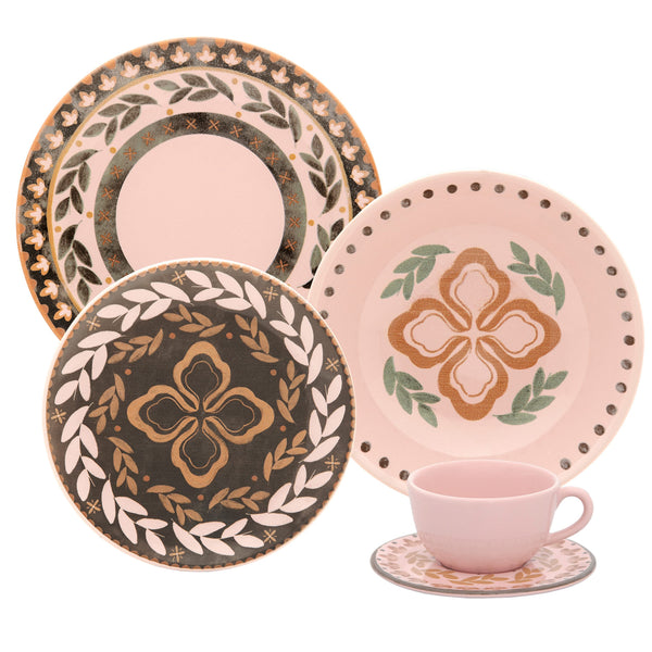 Unni Alba 20 Pieces Dinnerware Set Service for 4